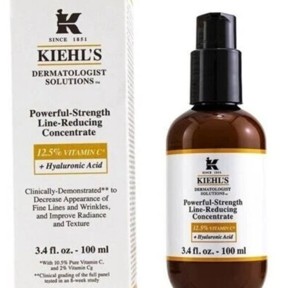 Kiehl’s Power Strength 12.5% Vitamin C Serum 3.4oz/100ml – Anti-Aging, New - Picture 3 of 4